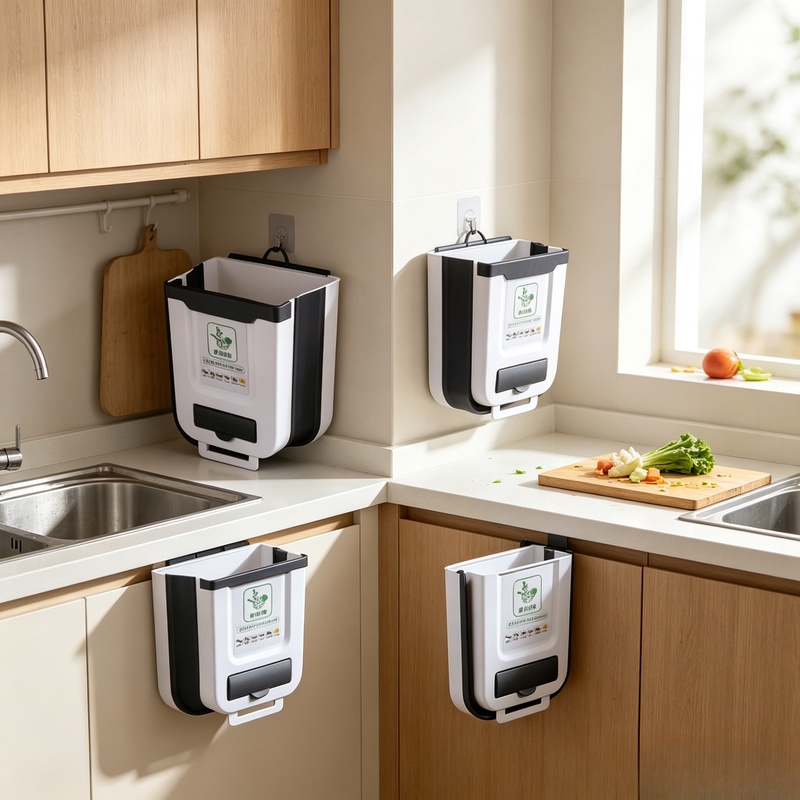 Commercial Kitchen Bin - Cestino per Rifiuti in Plastica da