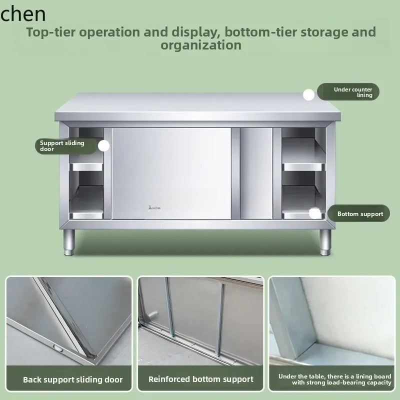 Commercial Kitchen Worktops - Tavolo da Lavoro in Acciaio Inox