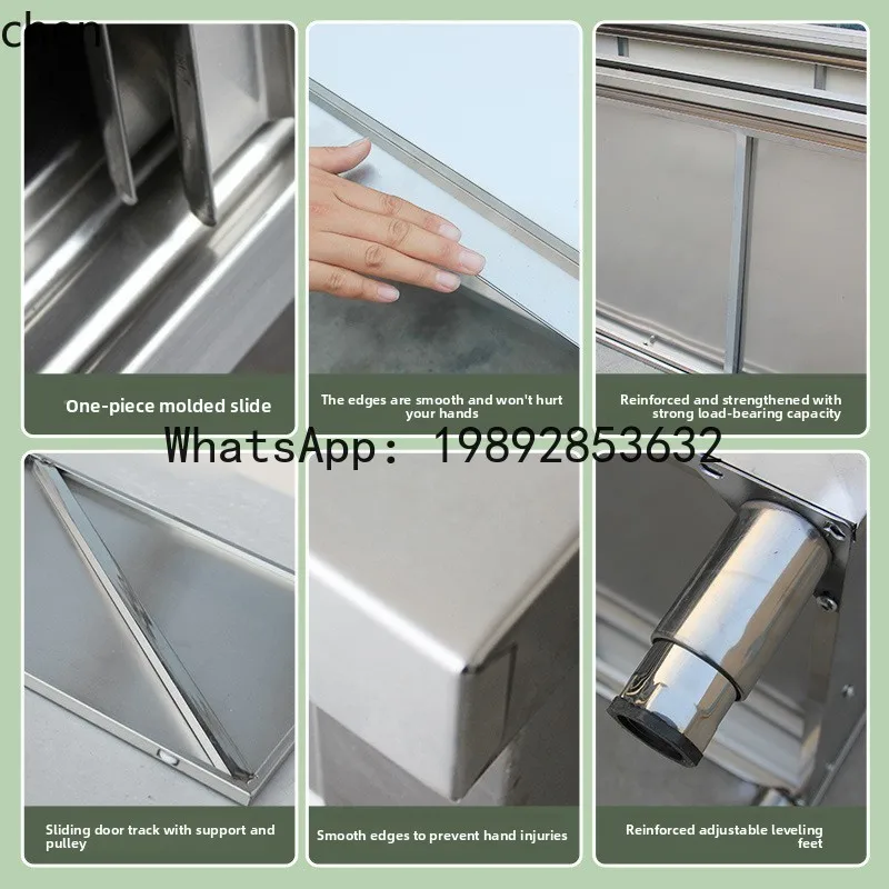 Commercial Kitchen Worktops - H29- Piano di Lavoro in Acciaio