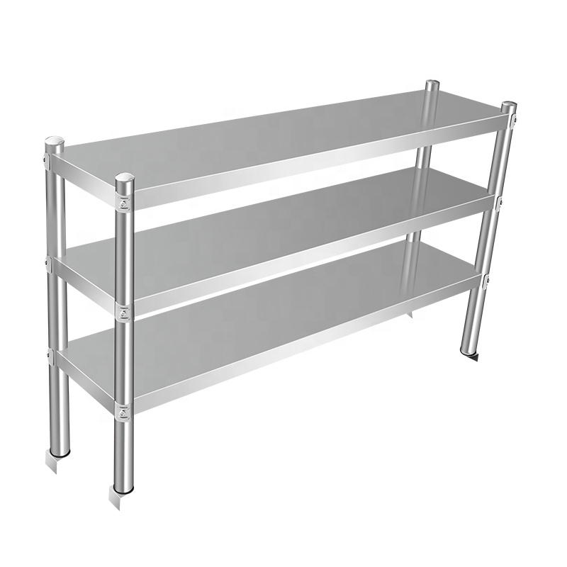 Commercial Kitchen Worktops - Scaffale sopra in acciaio inossidabile resistente