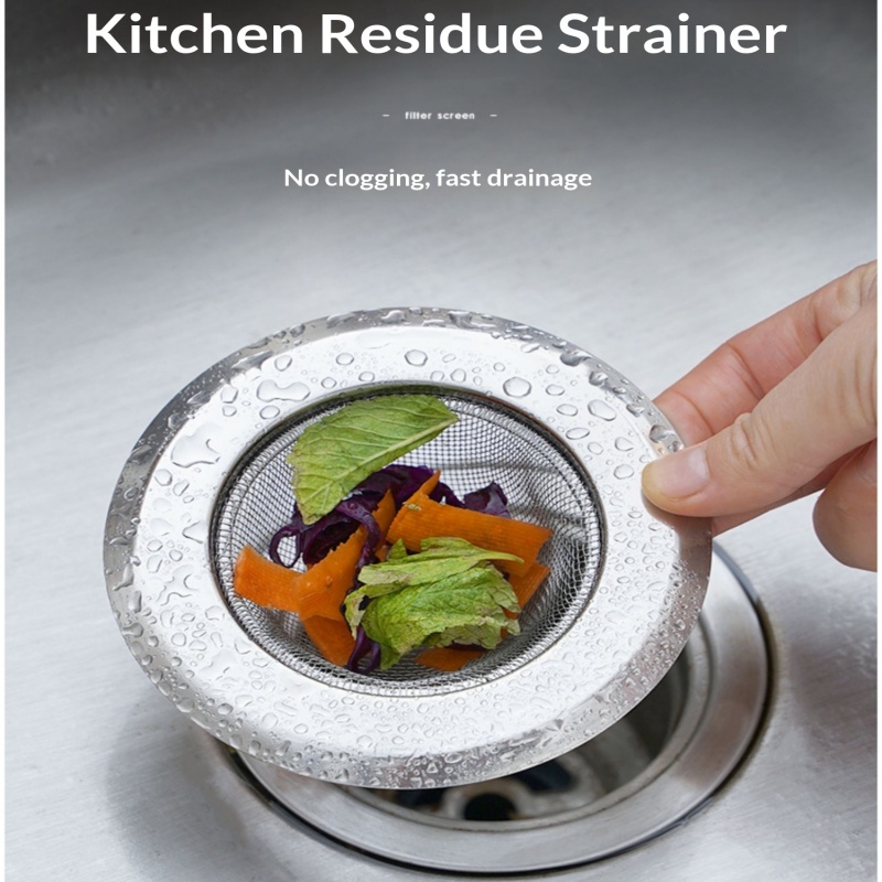 Commercial Kitchen Bin - Filtro per Lavello in Acciaio Inox,