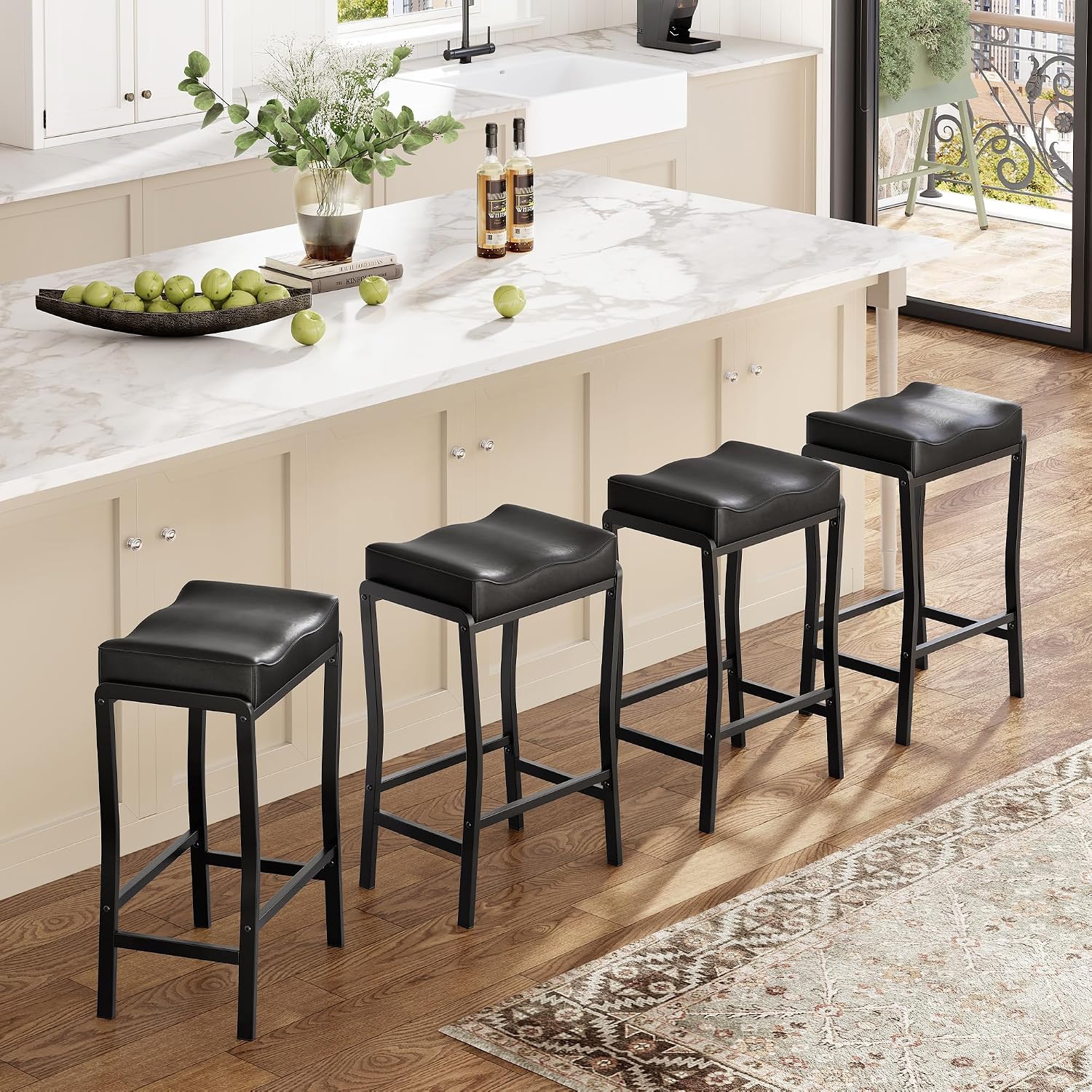 Commercial Kitchen And Bar - Set di Sgabelli da Bar Altezza