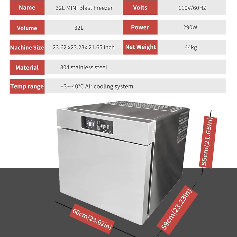 Congelatore veloce per frutti  - Commercial Chest Freezer recensione e prezzo